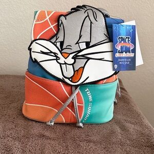 Danielle Nicole Bugs Bunny Teal and Orange Backpack